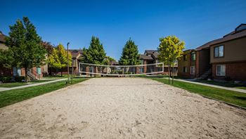 Sky harbor apartments sand volleyball court